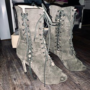 Simmi Shoes- Lace Up Heels